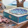 Mozaffari Gaz 40 % Pistazien Traditionelles persisches Rosenwasser-Nougat Süßigkeit