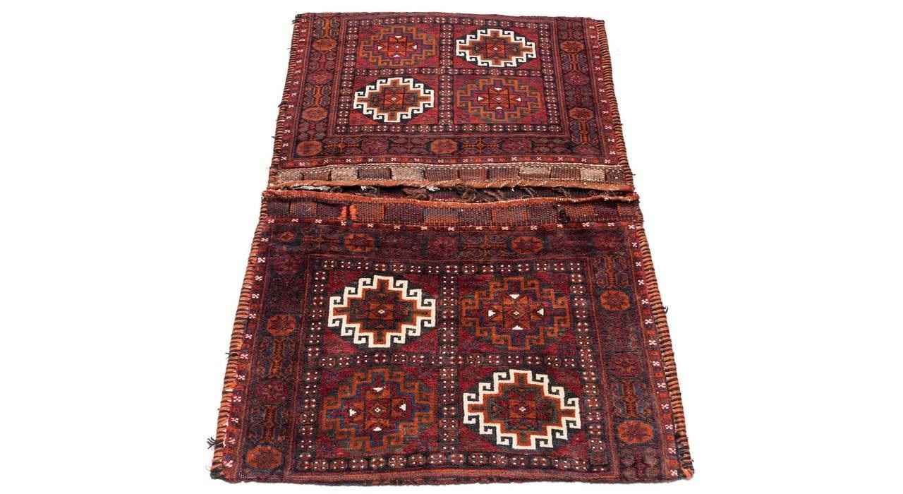 Vintage Persische Satteltasche – Handgewebt & Second-Hand Tōbrag 102270