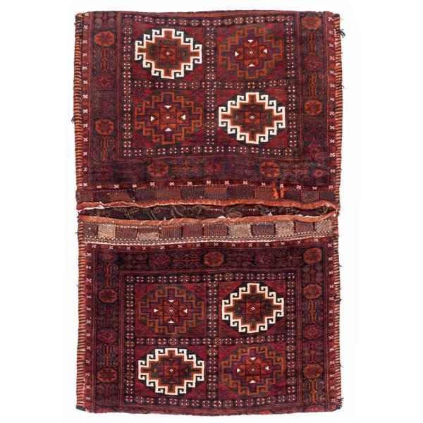 Vintage Persische Satteltasche – Handgewebt & Second-Hand Tōbrag 102270