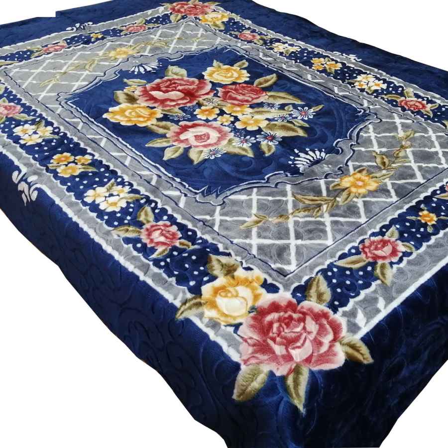 Golbaft Persische Einzelbettdecke Marineblau