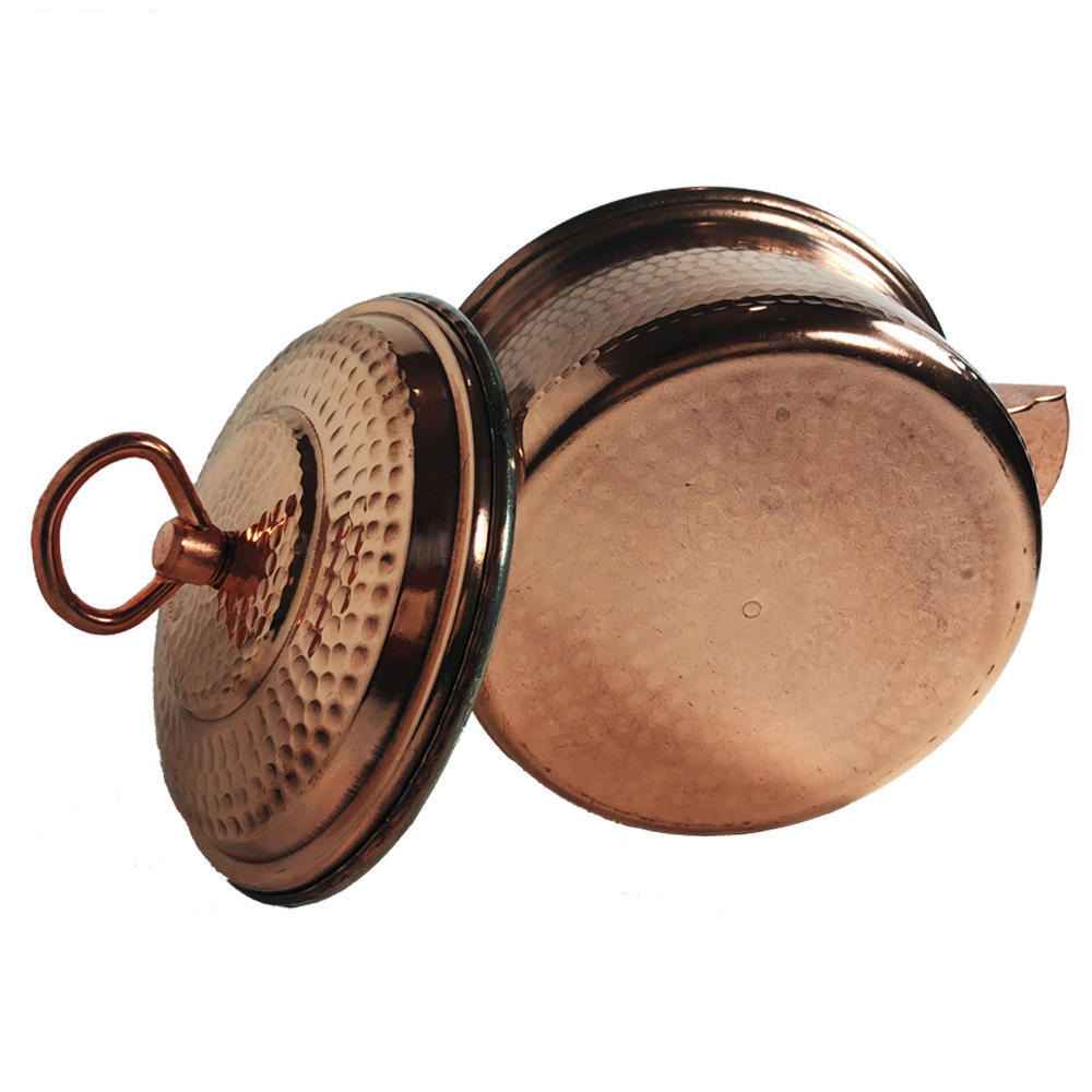 Persischer Kupfertopf – Traditioneller gehämmerter Kochstil Vira