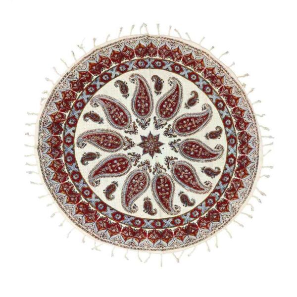 Persisches Tischtuch: Isfahans traditionelle Kalamkari Blockdruck Atriyan