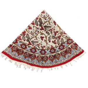 Persisches Tischtuch: Isfahans traditionelle Kalamkari Blockdruck Atriyan II