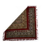 Persisches Tischtuch: Isfahans traditionelle Kalamkari Blockdruck Krone
