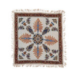 Persisches Tischtuch: Isfahans traditionelle Kalamkari Blockdruck Blume