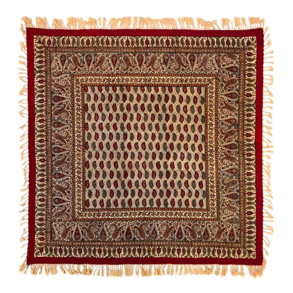 Persisches Tischtuch: Isfahans traditionelle Kalamkari Blockdruck Khademi