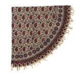 Persisches Tischtuch: Isfahans traditionelle Kalamkari Blockdruck Mahsan
