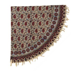 Persisches Tischtuch: Isfahans traditionelle Kalamkari Blockdruck Mahsan