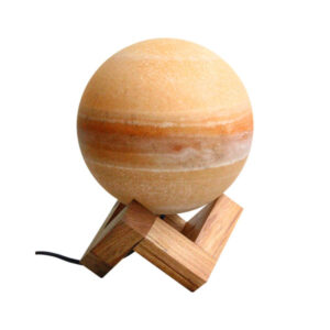 Persische Globus-Salzlampen – Handgefertigtes Planeten-Design mit Holzfuß