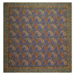Termeh-Tischdecke, luxuriös mit persischem Paisley-Muster Kajrah II