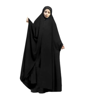 Eleganter arabischer schwarzer Chador für Damen für Outdoor