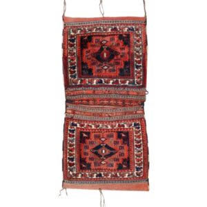 Vintage Persische Satteltasche – Handgewebt & Second-Hand Tōbrag 187408