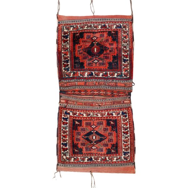 Vintage Persische Satteltasche – Handgewebt & Second-Hand Tōbrag 187408