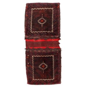 Vintage Persische Satteltasche – Handgewebt & Second-Hand Tōbrag 187409