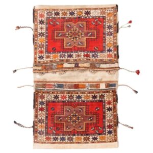 Vintage Persische Satteltasche – Handgewebt & Second-Hand Tōbrag 187411