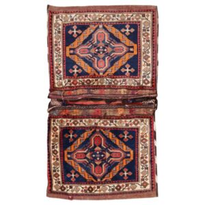 Vintage Persische Satteltasche – Handgewebt & Second-Hand Tōbrag 187412