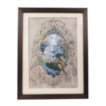 Original persische Miniaturkunstmalerei: Aquarell – Die Welt der Liebe von Niloofar Hosseinpour
