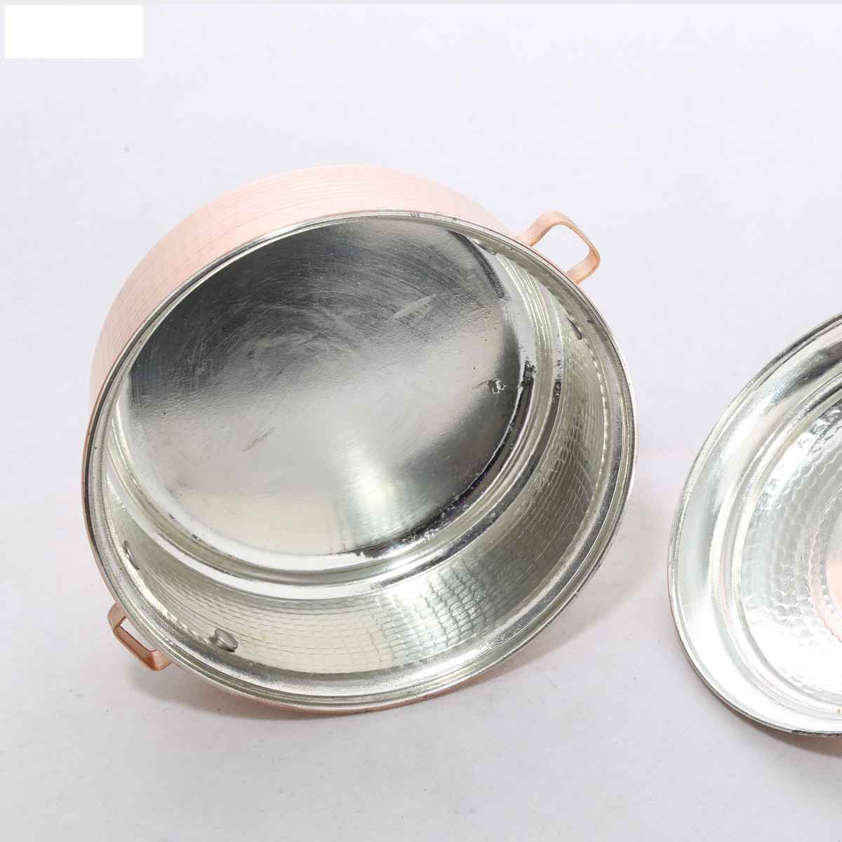 Persischer Kupfertopf – Traditioneller gehämmerter Kochstil (5x)