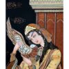 Intarsienkunst – Künstlerische Persische Dame der Liebe