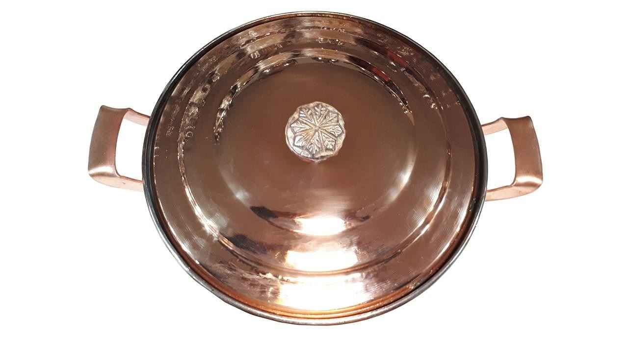 Persischer Kupfertopf – Traditioneller gehämmerter Kochstil (6x)