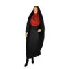 Islamischer arabischer schwarzer Chador Hijab für Frauen und Gebet
