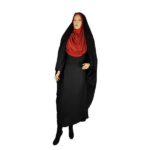 Islamischer arabischer schwarzer Chador Hijab für Frauen und Gebet