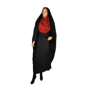 Islamischer arabischer schwarzer Chador Hijab für Frauen und Gebet