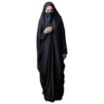Islamischer arabischer schwarzer Chador Hijab für Frauen und Gebet – Traditionell