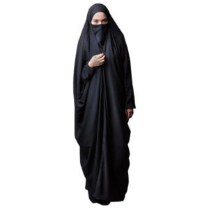 Islamischer arabischer schwarzer Chador Hijab für Frauen und Gebet – Traditionell