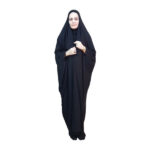 Islamischer arabischer schwarzer Chador Hijab für Frauen und Gebet – Super Hijab