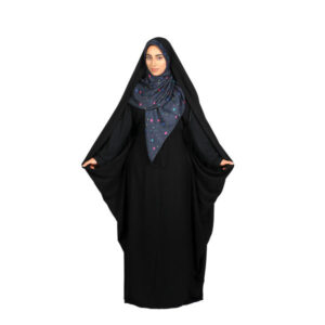 Islamischer arabischer schwarzer Chador Hijab für Frauen und Gebet – Hosna