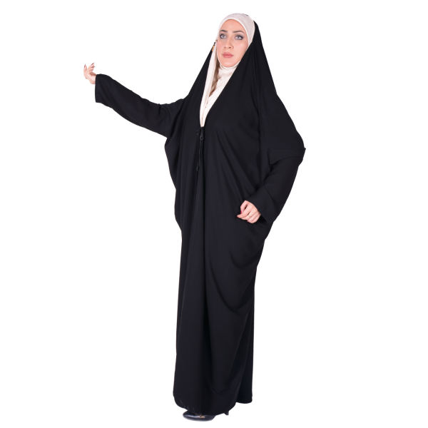 Islamischer arabischer schwarzer Chador Hijab für Frauen und Gebet - Tchador