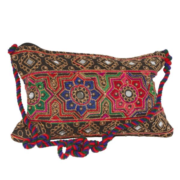 Ethnische bestickte Crossbody-Tasche Baluchi Stil Hana