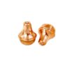 Set aus 2 persischen Kupfer Salz- und Pfefferstreuern Gold Pear