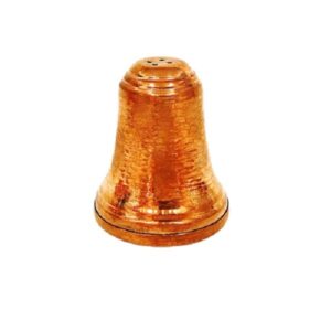Set aus 2 persischen Kupfer Salz- und Pfefferstreuern Pyramid