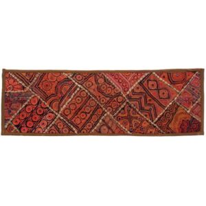 Patchwork bestickter Tischläufer Adaak