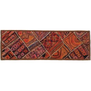 Patchwork bestickter Tischläufer Adaak