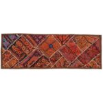 Patchwork bestickter Tischläufer Derakht