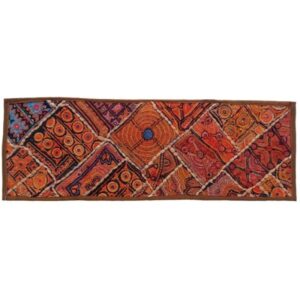Patchwork bestickter Tischläufer Derakht