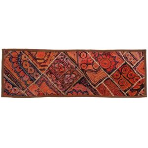 Patchwork bestickter Tischläufer Zariran