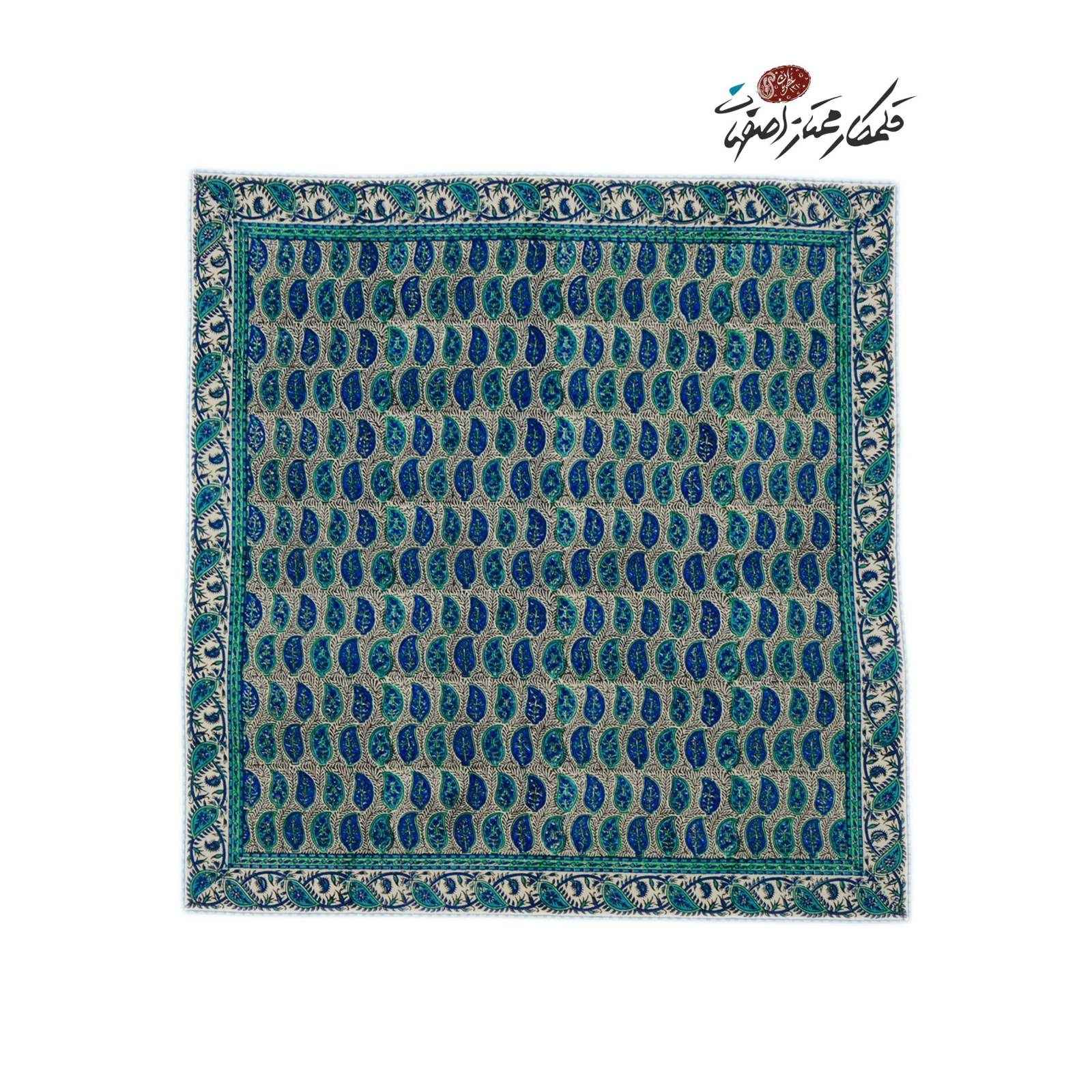 Iranisches Tischtuch: Isfahans traditionelle Kalamkari Blockdruck Hasiri