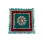 Iranisches Tischtuch: Isfahans traditionelle Kalamkari Blockdruck Toranj