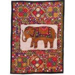 Handgestickte Tischdecke Modell Elefant