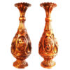 Handgefertigte persische Kupfervase dekorativ – 2er-Set