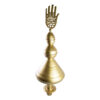 Islamische Metall-Hamsa - Die Hand von Fatima & Qibla-Symbol
