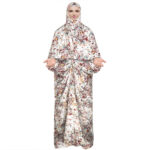 Islamisches Namaz-Chador für Frauen – Ideal zum Beten – Blumenmuster