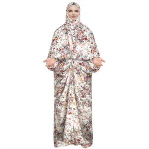 Islamisches Namaz-Chador für Frauen – Ideal zum Beten – Blumenmuster