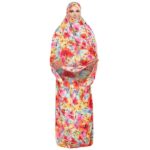 Islamisches Namaz-Chador für Frauen – Ideal zum Beten – Aquarellblumen