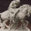 Handgeknüpfter persischer Bildteppich aus Tabriz, der Lady Godiva geprägt darstellt