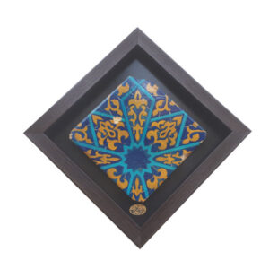 Dekorative persische gerahmte Keramikfliese – Simorgh